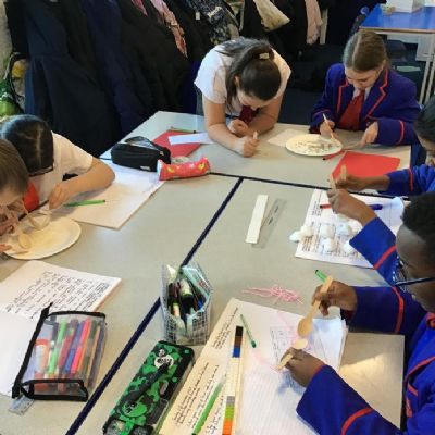 In Science, we investigated how different finches' beaks adapted to living on the Galapagos Islands