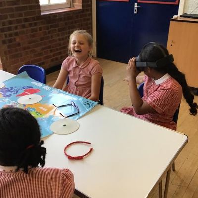 We had a brilliant experience going back in time to Ancient Greece in our Prime VR workshop!