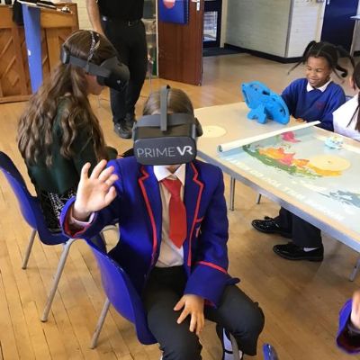 Year 6 had a brilliant time with our virtual reality workshop.